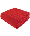 American Soft Linen Edison Luxury 100% Turkish Cotton Bath Sheet, 35"x70" In Red