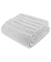 American Soft Linen Edison Luxury 100% Turkish Cotton Bath Sheet, 35"x70" In Silver Gray