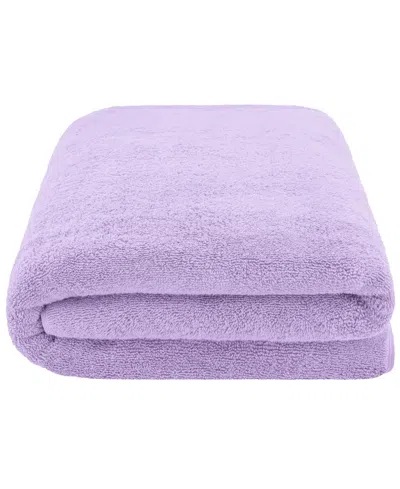 American Soft Linen Edison Luxury 100% Turkish Cotton Bath Sheet, 40" X 80" In Lilac