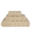 American Soft Linen Edison Premium 100% Turkish Cotton 3-piece Bath Towel Set In Beige