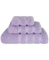 American Soft Linen Edison Premium 100% Turkish Cotton 3-piece Bath Towel Set In Lilac