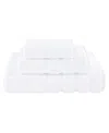 American Soft Linen Edison Premium 100% Turkish Cotton 3-piece Bath Towel Set In White