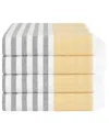 American Soft Linen Peshtemal 100% Turkish Cotton 4-pack Beach Towels, 35" X 60" In Yellow