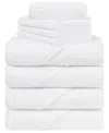 American Soft Linen Turkish Cotton Baby Hooded 8-pc. Bath Towel Set In White