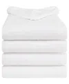 American Soft Linen Turkish Cotton Baby Toddler 4-pc. Bath Towel Set In White