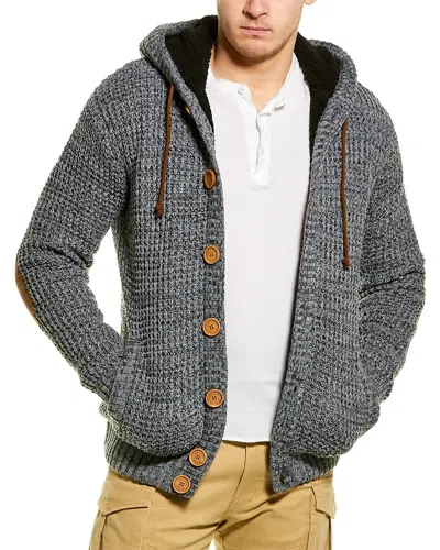 American Stitch Cardigan In Gray