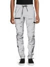American Stitch Men's Tactical Cargo Joggers In Silver