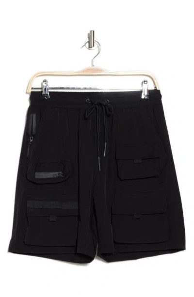 American Stitch Nylon Tactical Shorts In Black