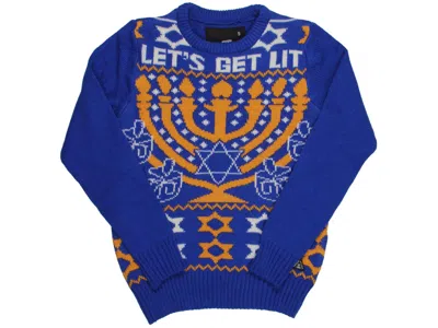 American Stitch Womens Knit Graphic Pullover Sweater In Multi