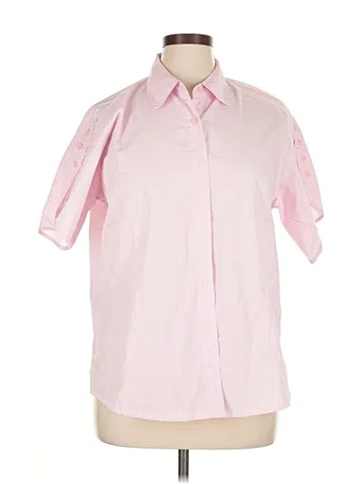 Pre-owned American Sweetheart Short Sleeve Blouse In Pink