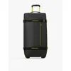 American Tourister Urban Track Two-wheel Coated Duffle Bag 78.5cm In Black/lime