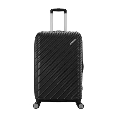 American Tourister Color Splash 24" Hardside Expandable Spinner Luggage In Black