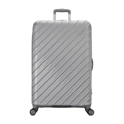 American Tourister Color Splash 28" Hardside Expandable Spinner Luggage In Silver