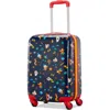 American Tourister Disney Hardside Carry On 18 Inch Luggage With Spinner Wheels In Blue
