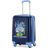 American Tourister Disney Hardside Carry On 18 Inch Luggage With Spinner Wheels In Blue