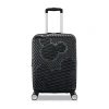 American Tourister Disney Molded Mickey Mouse 20 Inch Hardside Expandable Carry-on Spinner Luggage In Black