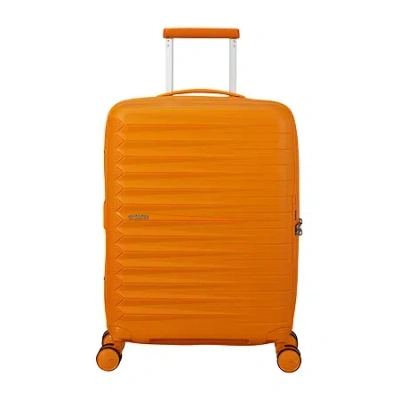 American Tourister Fastforward Expandable Carry-on Spinner 20 Inch Hardside Carry-on Spinner Luggage In Orange