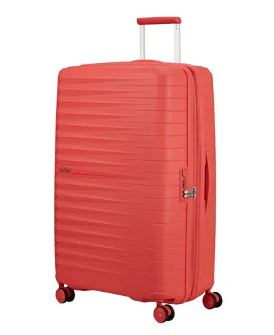 American Tourister Fastforward Large Expandable Spinner In Orange