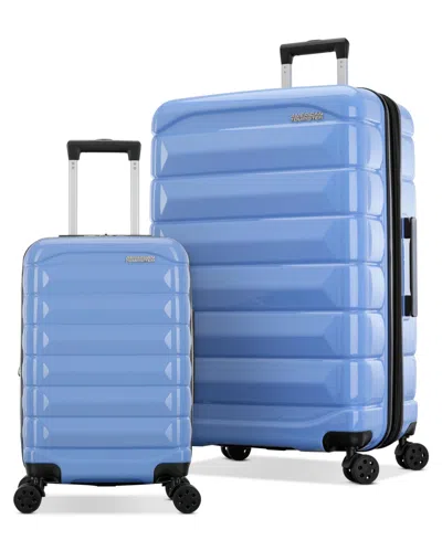 American Tourister Kontour 2-pc. Spinner Luggage Set In Blue