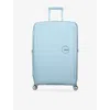 American Tourister Mens Soundbox Expandable Four-wheel Shell Suitcase 77cm Pastel Blue In Pastel Blue