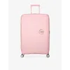 American Tourister Mens Soundbox Expandable Four-wheel Shell Suitcase 77cm Pastel Pink In Pastel Pink