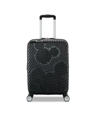 American Tourister Mickey Hardside Carry-on Spinner In Black