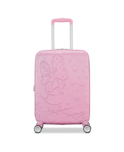 American Tourister Minnie Hardside Carry-on Spinner In Pink