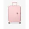 American Tourister Soundbox Expandable Medium Four-wheel Shell Suitcase 67cm Pastel Pink In Pastel Pink