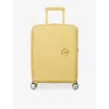 American Tourister Soundbox Expandable Four-wheel Shell Suitcase 55cm Pastel Yellow In Pastel Yellow