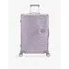 American Tourister Soundbox Expandable Four-wheel Shell Suitcase 77cm Stormy Lilac