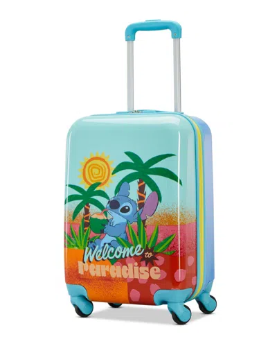 American Tourister Stitch 18" Hardside Carry- On Spinner In Multi