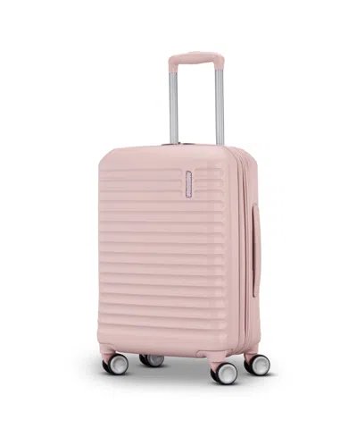 American Tourister Stratum 3.0 Carry On 20" Hardside Spinner In Pink
