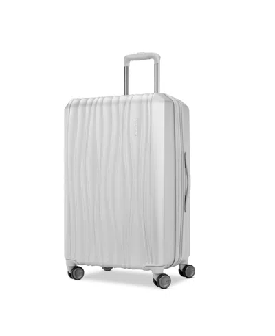 American Tourister Tribute Encore Hardside Check-in 24" Spinner Luggage, Created For Macy's In Silver