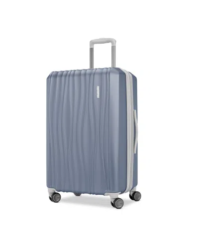 American Tourister Tribute Encore Hardside Check-in 24" Spinner Luggage, Created For Macy's In Slate Blue
