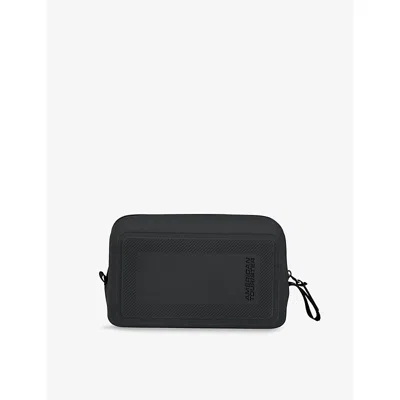 American Tourister Womens Black Urban Groove Silicone Wash Bag