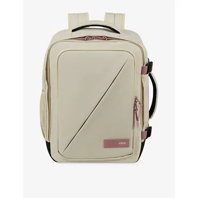 American Tourister Womens Coconut Sandmauve Take2cabin Woven Backpack
