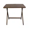 American Trails Arizona Folding Table With Solid American Gum - Walnut