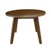 American Trails Genuine 24" Round Coffee Table With Solid American Gum - Walnut
