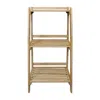 American Trails Woodhaven Slatted 3-shelf Ladder Bookcase With Solid American Gum