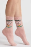 American Trench Centre Court Socks In Pink