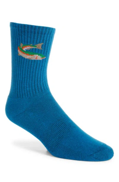 American Trench Fish Out Of Water Crew Socks In Multi
