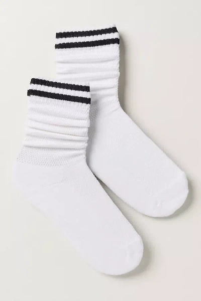 American Trench Sporty Stripe Sock In White