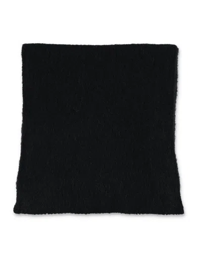 American Vintage East Wool-blend Scarf In Black