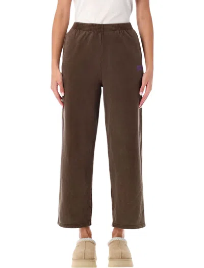 American Vintage Logo Performance Trousers In Brown