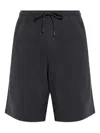 American Vintage Atubay Drawstring-fastening Shorts In Black