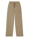 American Vintage Atubay Drawstring Track Pants In Neutral