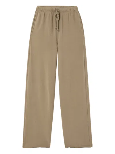 American Vintage Atubay Drawstring Track Pants In Neutral