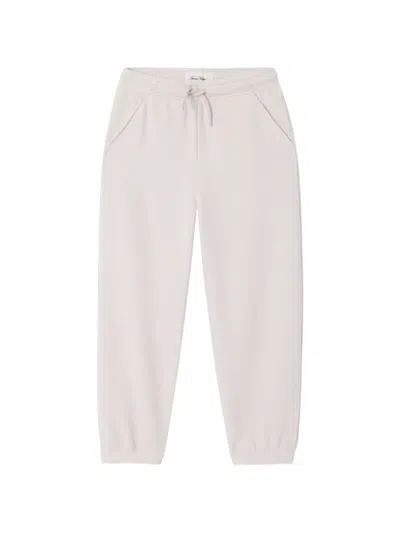American Vintage Kids' Atubay Drawstring Track Pants In White