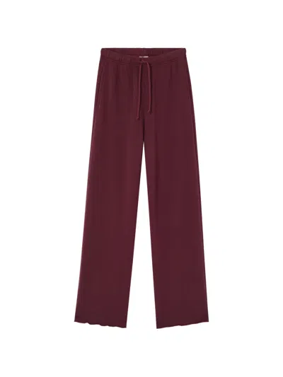 American Vintage Atubay Drawstring Track Pants In Brown