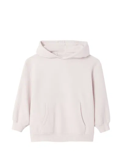 American Vintage Kids' Atubay Kangaroo-pocket Hoodie In Neutral